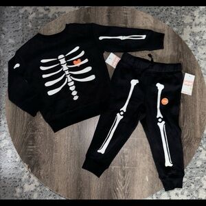 Jumping Beans 2 Piece Toddler Halloween Sweat Outfit